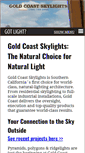 Mobile Screenshot of goldcoastskylights.com